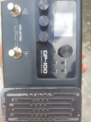 Valeton GP100 funcionando perfeitamente