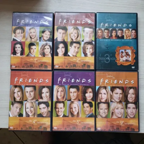 DVDs O Melhor de Friends: Os 5/4 Melhores Episódios (1ª, 2ª, 3ª, 4ª, 5ª e 9ª Temporadas)