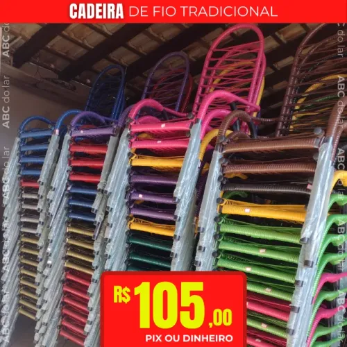 CADEIRA DE FIO TRADICIONAL REFORÇADA