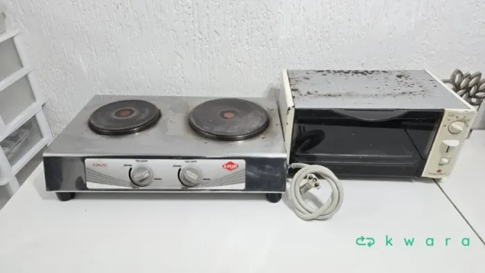 2 un sendo: fogão topázio Layr e forno elétrico Hamilton - SCO3193