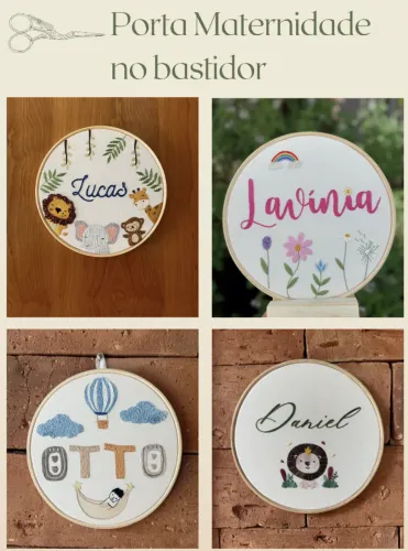 Bordados Personalizados Feitos à Mão - Presentes e Lembranças Únicas