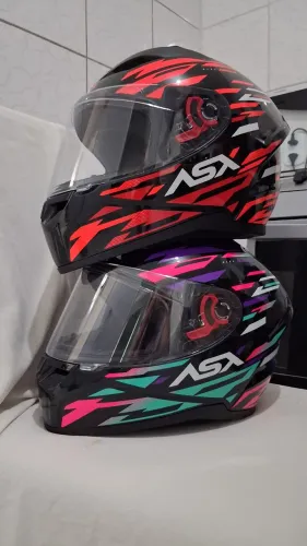Capacetes ASX City Arrow Novos - Apenas 2 dias de uso