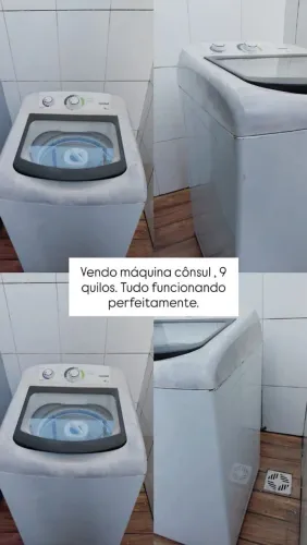 LAVADORA CONSUL 9KG EM PERFEITO ESTADO 