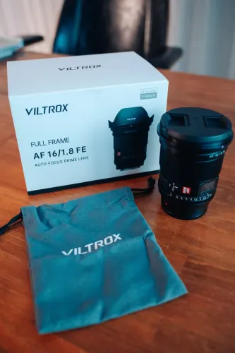 Viltrox AF 16mm f/1.8 FE Sony E | Estado de Nova | Completa