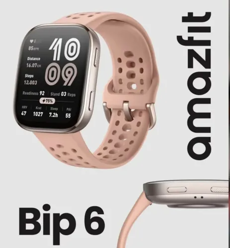 Relógio Amazfit Bip 6 (Rosa) ? R$ 680,00