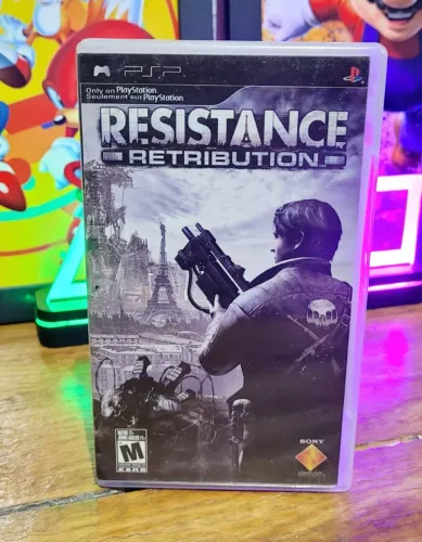 Jogo Psp Resistance Retribution Original Com Manual