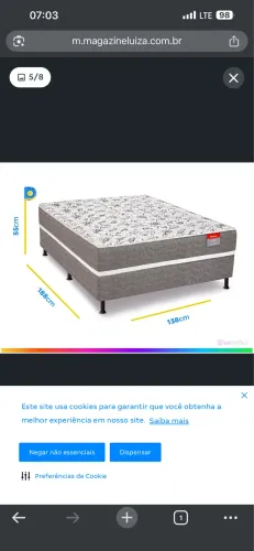 Cama box de casal