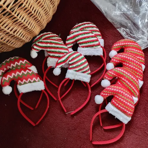 Lote de 27 tiaras temáticas de natal e halloween variadas 
