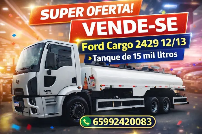 FORD CARGO 2429 ANO 2013 R$ 290.000,00