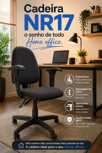 CADEIRAS ESCRITÓRIO NR17