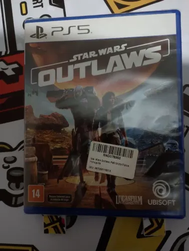 Star Wars outlaws PS5 novo lacrado faço Olx pay