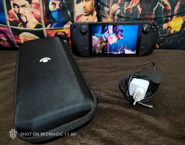 Steam Deck 64gb + SD 512gb - TOP! (Aceito Olx pay)