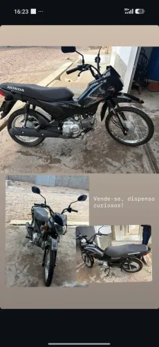 Moto pouco rodada pop 110 boa pra possuí mais informações fale comigo revisão feita Honda