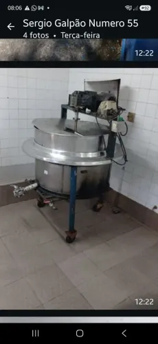 Panela tachoPanela / Tacho De Fazer Doces E Alimentos 2 Camadas 100 L
