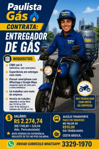 ENTREGADOR DE GÁS 