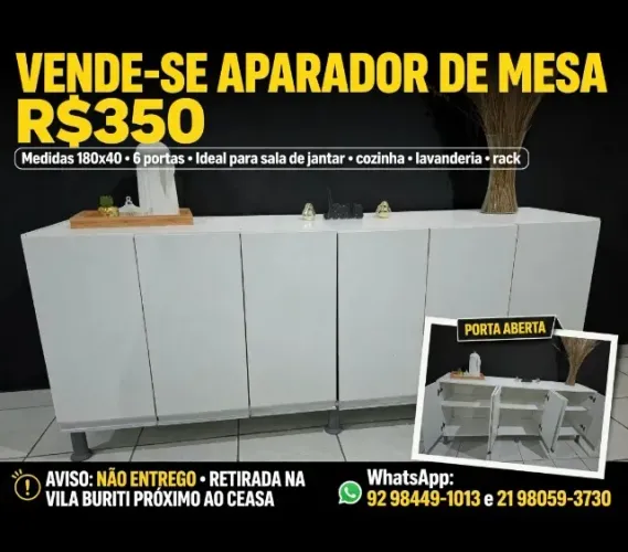 Aparador de mesa usado