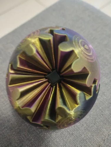 Cubo mágico de engrenagem 3D