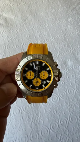 relógio caterpillar yf 143 amarelo