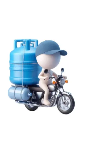 Vaga para entregador de gás