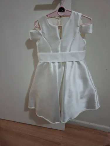 Vestido Daminha tam 2 (tecido zibeline)