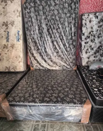 CAMAS CASAL NOVA DE FABRICA 440 FRETE GRÁTIS 