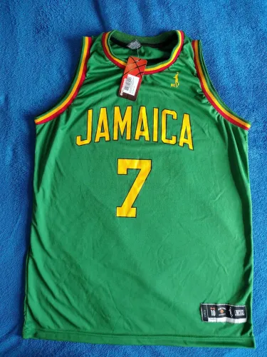 Camisa de Basquete da Jamaica Reggae