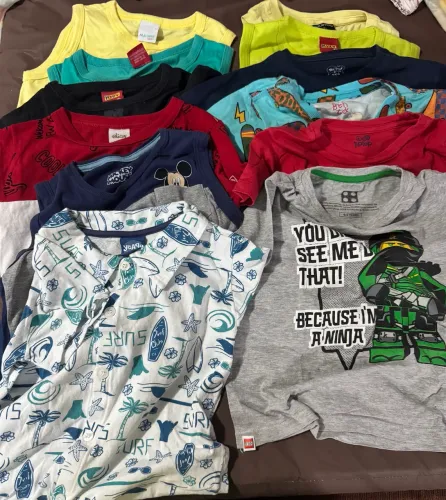 12 camisas menino - 4 Anos - 90 reais