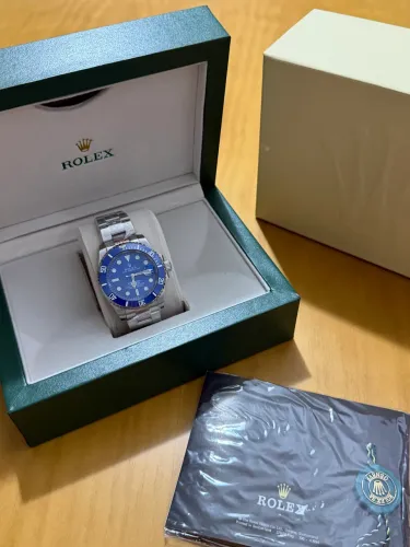 Relógio Rolex Submariner Azul Completo na caixa