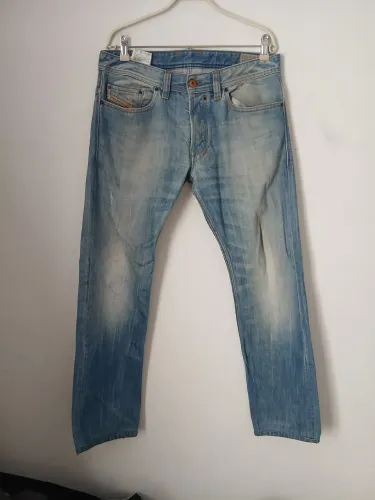 CALÇA JEANS DIESEL ORIGINAL SAFADO TAMANHO 42 W32 L32 REGULAR SLIM straight 