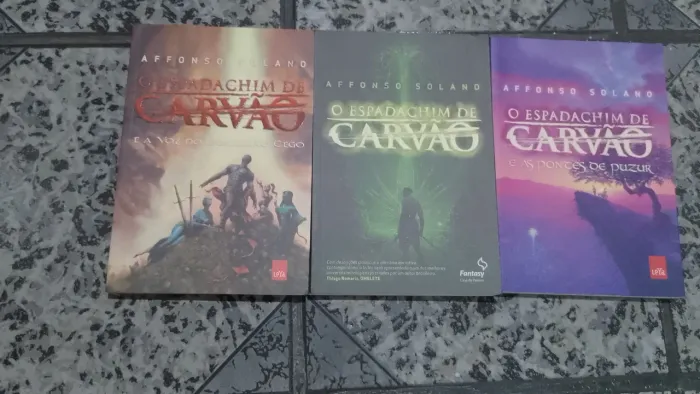 O Espadachim de Carvão (Affonso Solano) Completo 3 volumes