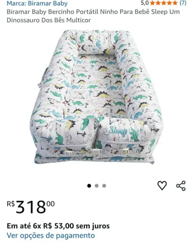 Berço portátil Ninho biramarbaby