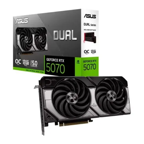 RTX 5070 Asus Dual OC com NF e garantia de 3 anos