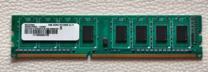 Memória RAM Multilaser 4GB DDR3 1600MHz PC3-12800 CL11 Desktop