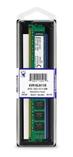 Memória DDR3 8GB Kingston KVR16LN11/8 1600Mhz para PC