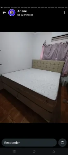 Cama super King com colchão molas ensacadas