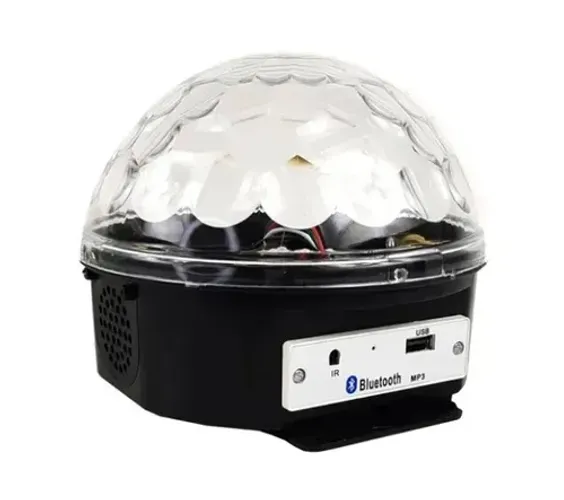 Bola Maluca Bluetooth Mp3 Globo Projetor Jogo Luz Colorida