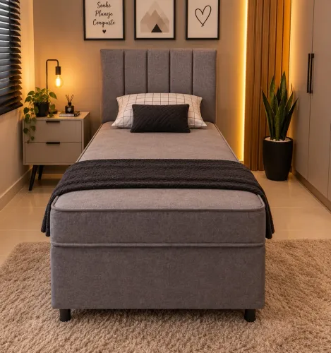 Cama box na promoção