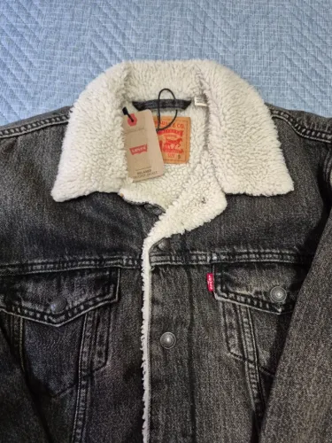 Levis jaqueta trucker em sherpa tam. p Levi's
