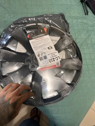 Calota aro 13/14 preta nova 