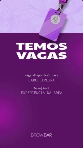 Vagas para cabeleireira
