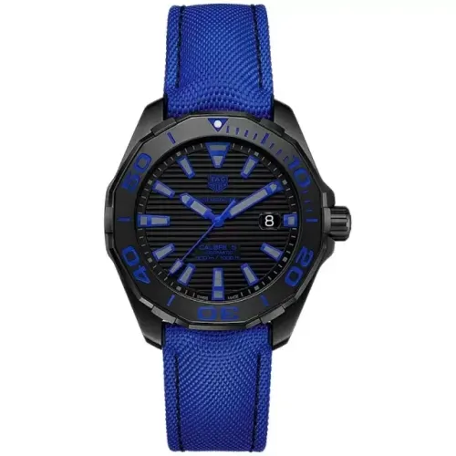 Relógio TAG Heuer Automático Masculino Aquaracer Calibre 5 azul WAY208B.FC6382