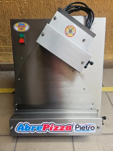 Abre Pizza Pietro Inox AP 460 Modeladora de Massa de Pizza (usada) estudo troca