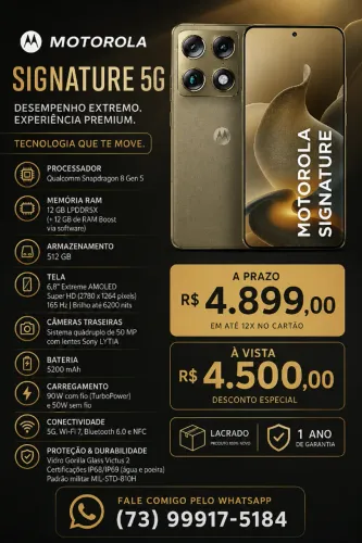Smartphone Motorola Signature