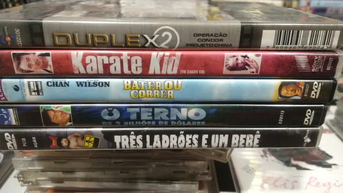 Dvds Jackie chan 5 dvds originais 