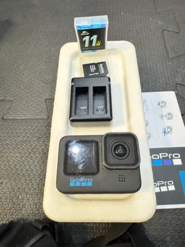 GoPro Hero 10 câmera de ação + kit completo acessórios
