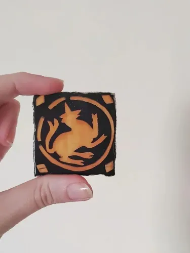 Cerâmica Francisco Brennand (5x5cm) - Dragão