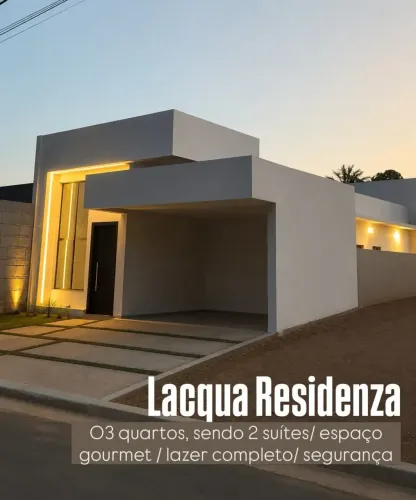 No Lacqua Residenza, com 03 quartos sendo 2 suítes