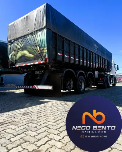 CARRETA BASCULANTE NOMA 35M³ + 5M³ FOMINHA (TOTAL 40M³) 9,60M DE COMPRIMENTO financiamos