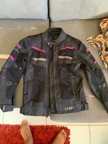 Jaqueta Motociclista Feminina X11 Breeze Tam. M, Ventilada, com Capa Interna