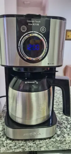 Cafeteira Britânia Concept Touch Inox BCF39I - 30 cafezinhos